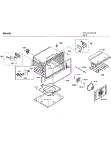 Oven parts for Bosch Electric Wall Oven HBLP451UC/02 from AppliancePartsPros.com