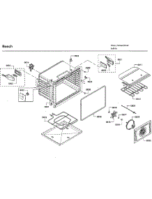 Cavity 2 parts for Bosch Electric Wall Oven HBLP651LUC/03 from AppliancePartsPros.com