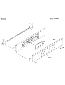 Control Panel parts for Bosch Electric Wall Oven HBLP651RUC/02 from AppliancePartsPros.com