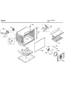 Cavity 2 parts for Bosch Electric Wall Oven HBLP651RUC/02 from AppliancePartsPros.com