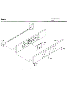 Control Panel parts for Bosch Electric Wall Oven HBLP651RUC/03 from AppliancePartsPros.com