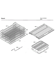 Rack Asy parts for Bosch Electric Wall Oven HBLP651UC/02 from AppliancePartsPros.com