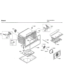 Cavity 2 parts for Bosch Electric Wall Oven HBLP651UC/03 from AppliancePartsPros.com