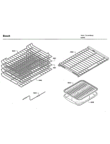 Rack Asy parts for Bosch Electric Wall Oven HBLP651UC/03 from AppliancePartsPros.com