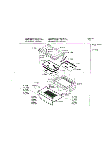 Door parts for Bosch Electric Wall Oven HBN442AUC from AppliancePartsPros.com