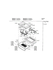 Door parts for Bosch Electric Wall Oven HBN445AUC from AppliancePartsPros.com