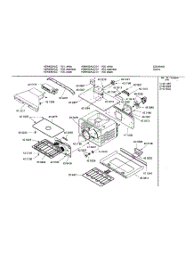 Upper Cavity parts for Bosch Electric Wall Oven HBN452AUC from AppliancePartsPros.com