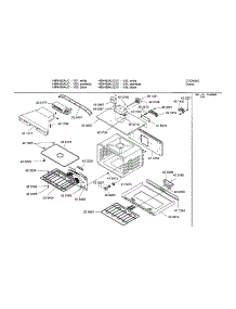 Lower Cavity parts for Bosch Electric Wall Oven HBN452AUC from AppliancePartsPros.com