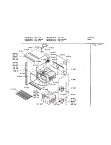Upper Body parts for Bosch Electric Wall Oven HBN452AUC from AppliancePartsPros.com