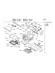 Upper Cavity parts for Bosch Electric Wall Oven HBN455AUC from AppliancePartsPros.com