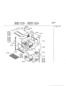 Upper Body parts for Bosch Electric Wall Oven HBN455AUC from AppliancePartsPros.com