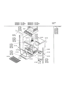 Lower Body parts for Bosch Electric Wall Oven HBN455AUC from AppliancePartsPros.com