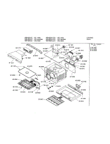 Upper Cavity parts for Bosch Electric Wall Oven HBN456AUC from AppliancePartsPros.com
