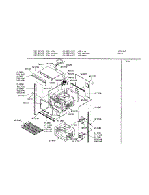 Upper Body parts for Bosch Electric Wall Oven HBN456AUC from AppliancePartsPros.com