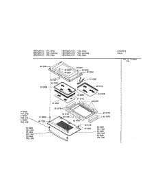 Upper And Lower Door parts for Bosch Electric Wall Oven HBN456AUC from AppliancePartsPros.com