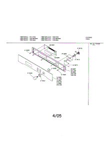 Fascia Panel parts for Bosch Electric Wall Oven HBN745AUC from AppliancePartsPros.com
