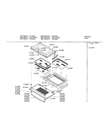 Door parts for Bosch Electric Wall Oven HBN745AUC from AppliancePartsPros.com