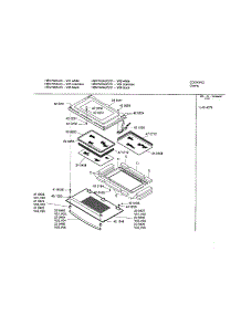 Door parts for Bosch Electric Wall Oven HBN746AUC from AppliancePartsPros.com