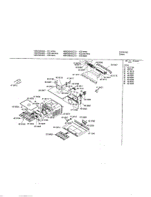 Upper Cavity parts for Bosch Electric Wall Oven HBN756AUC from AppliancePartsPros.com