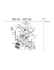 Upper Body parts for Bosch Electric Wall Oven HBN756AUC from AppliancePartsPros.com