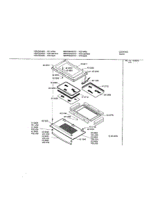 Upper Lower Door parts for Bosch Electric Wall Oven HBN756AUC from AppliancePartsPros.com