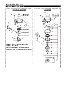 Standard Starter / I-Starter parts for Echo Hedge Trimmer HC-151 (05001001-07999999) from AppliancePartsPros.com