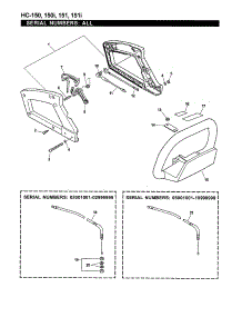 Handle / Ignition / Throttle Cable parts for Echo Hedge Trimmer HC-151I (05001001-07999999) from AppliancePartsPros.com