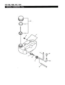 Fuel System parts for Echo Hedge Trimmer HC-151I(08001001-10999999) from AppliancePartsPros.com