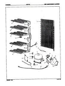 Unit Compartment & System parts for Hardwick Upright Freezer HCF170/8V027 from AppliancePartsPros.com