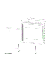 Door parts for  Range HCR2250ADS from AppliancePartsPros.com