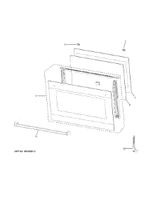 Door parts for  Electric Range HCR2250AES from AppliancePartsPros.com