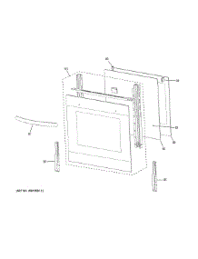 Door parts for  Gas Range HCR2250AGS from AppliancePartsPros.com