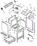 Oven Cabinet Assembly (Hcr306 / P1139833nl) (Rst399ul / P1132621nl) (Rst399ul / P1132622nl) (Rst399ul / P1132635nl) (Rst399ul / P1132642nl) (Rst399ul / P1141267nl) (Rst399uw / P1132621nw) (Rst399uw / P1132622nw) (Rst399uw / P1132635nw) (Rst399uw / P1132642nw) (Rst399uw / P1141