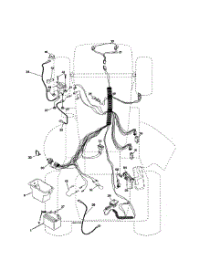 Electrical parts for Weedeater Front-Engine Lawn Tractor HD13538 (96016000100) from AppliancePartsPros.com