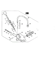 2.2 Chemistry / Handle / Piston parts for Karcher Gas Pressure Washer HD2500G from AppliancePartsPros.com