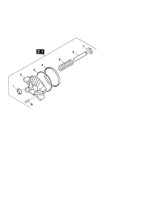 2.3 Piston / Housing / Gasket parts for Karcher Gas Pressure Washer HD2500G from AppliancePartsPros.com