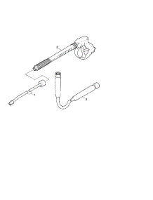4.1 Trigger Gun / Jet Pipe / Hose parts for Karcher Gas Pressure Washer HD2500G from AppliancePartsPros.com