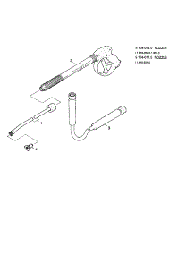 4.0 Jet Pipe / Nozzle / Hose parts for Karcher Gas Pressure Washer HD3101 from AppliancePartsPros.com