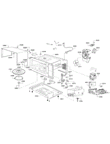 Main Assy parts for Siemens Countertop Microwave HF35M630/01 from AppliancePartsPros.com
