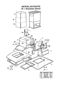 Range Hood parts for Thermador Range Hood HGSI from AppliancePartsPros.com