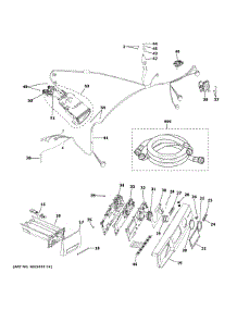 Controls & Dispenser parts for  Laundry Center HLC1700AXW from AppliancePartsPros.com