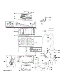 Tub & Motor parts for  Laundry Center HLC1700AXW from AppliancePartsPros.com