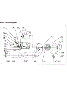 Motor Assy parts for  Dryer HLTD500AGW from AppliancePartsPros.com