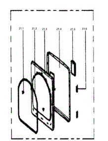 Door parts for  Dryer HLTD600AGW from AppliancePartsPros.com
