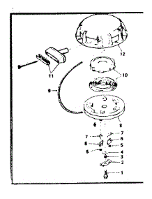 Rewind Starter parts for Tecumseh Lawn & Garden Engine HM80-155135C from AppliancePartsPros.com