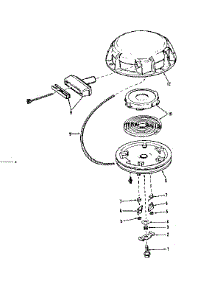 Rewind Starter No. 590479 parts for Tecumseh Lawn & Garden Engine HM80-155141C from AppliancePartsPros.com