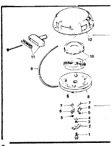 Rewind Starter No. 590479 parts for Tecumseh Lawn & Garden Engine HM80-155141D from AppliancePartsPros.com