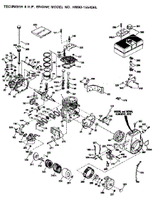 Replacement Parts parts for Tecumseh Lawn & Garden Engine HM80-155426L from AppliancePartsPros.com