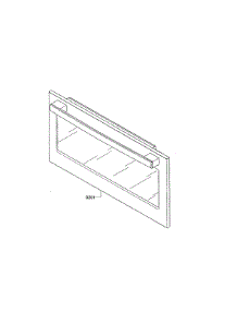 Door Assembly parts for Bosch Built-In Microwave HMCP0252UC/03 from AppliancePartsPros.com