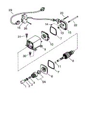 Electric Starter parts for Tecumseh Lawn & Garden Engine HMSK105-159913C from AppliancePartsPros.com